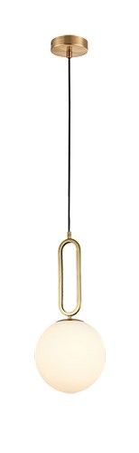 230v 40W E27 Small Croquet Antique Brass Glass