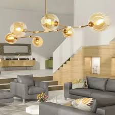 230v 40W E27 8 Light Molecule Horizontal Pendant