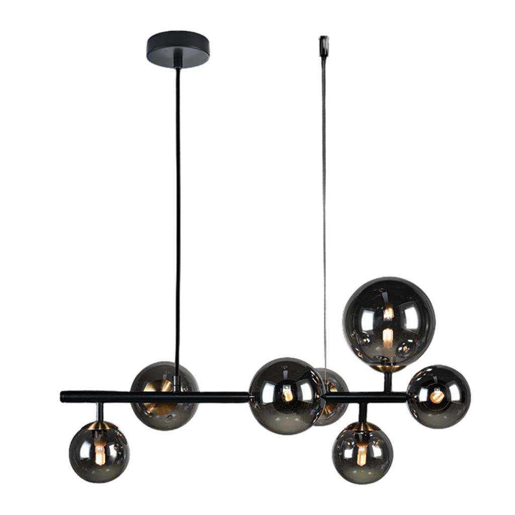 230v 3W G9 LED Horizontal Bubble Glass Pendant