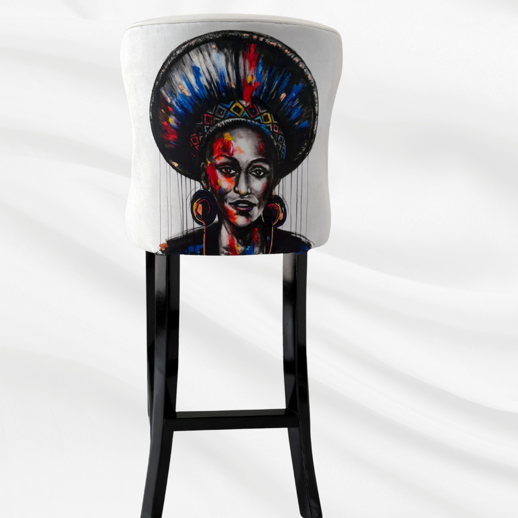 Have it all - African Goddess Barstool
