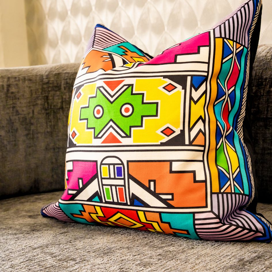 Ndebele Inspired Cushion