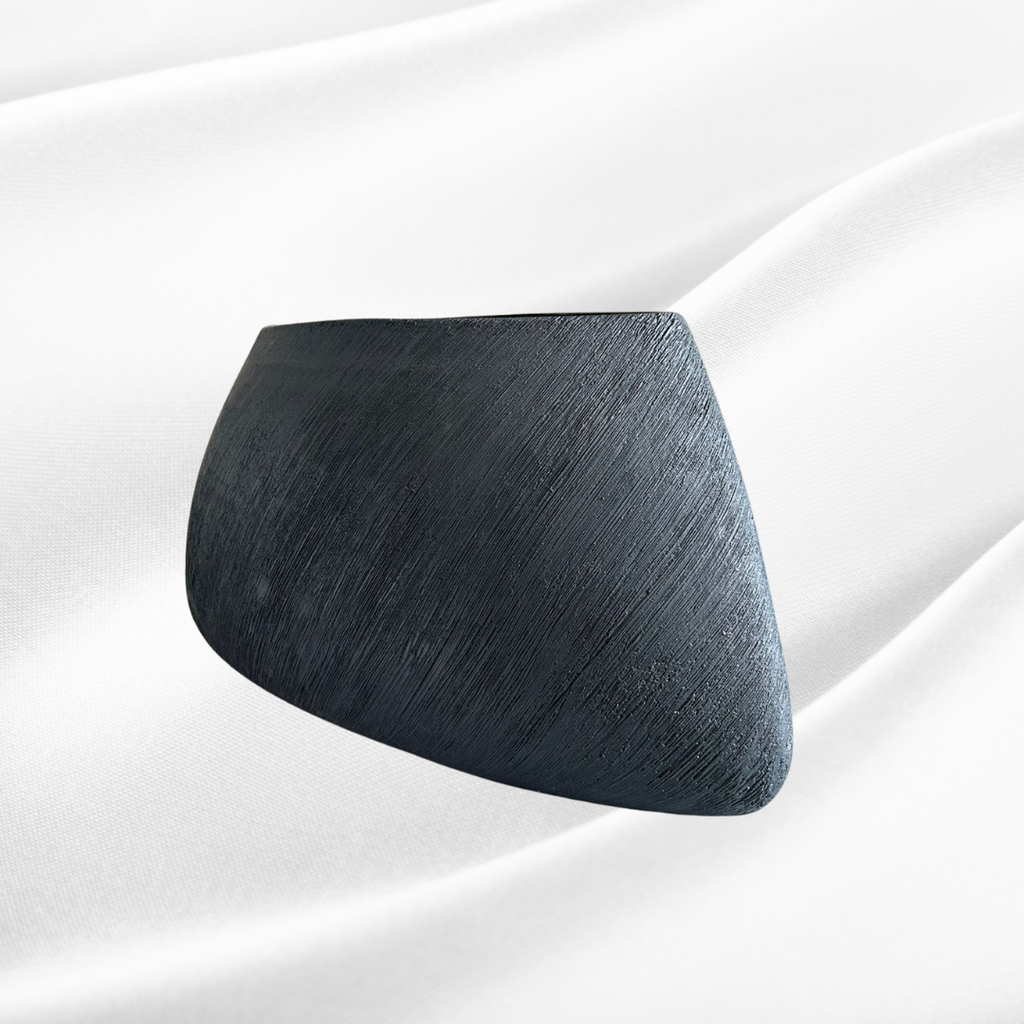 Rock vase charcoal