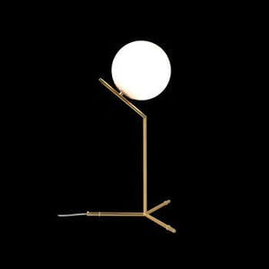 Gold moon table lamp