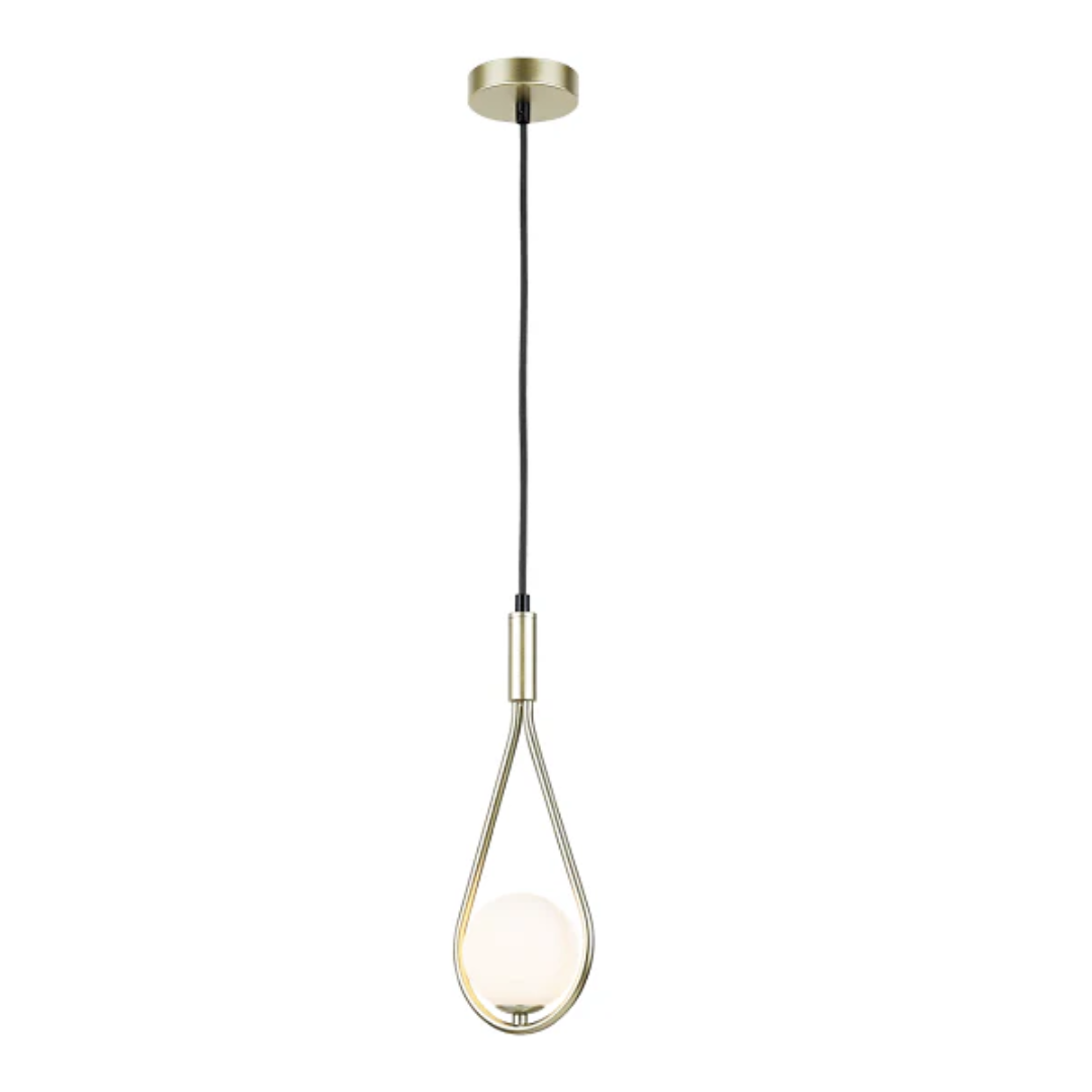 230v 3W G9 LED Tear Drop Glass Pendant