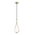 230v 3W G9 LED Tear Drop Glass Pendant