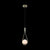 230v 3W G9 LED Tear Drop Glass Pendant