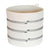 Mia Melange Cylinder Basket - Stitched Striped