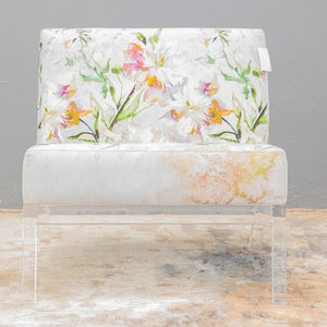 Floral Perspex Occasional Chair