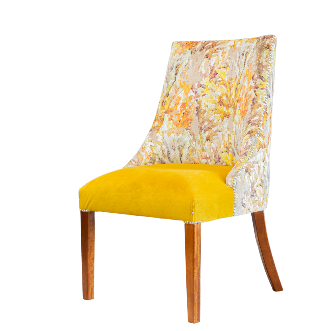 Rachel Dining Chair - Yellow