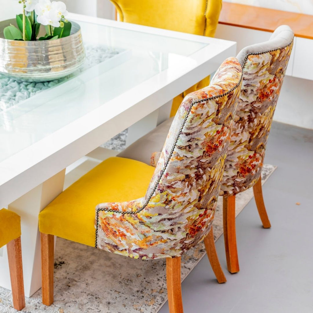 Rachel Dining Chair - Yellow