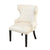 Rhandzu Back Button Dining Chair - Cream White