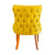 Rhandzu Back Button Dining Chair - Yellow