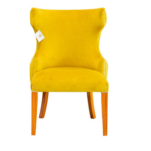 Rhandzu Back Button Dining Chair - Yellow